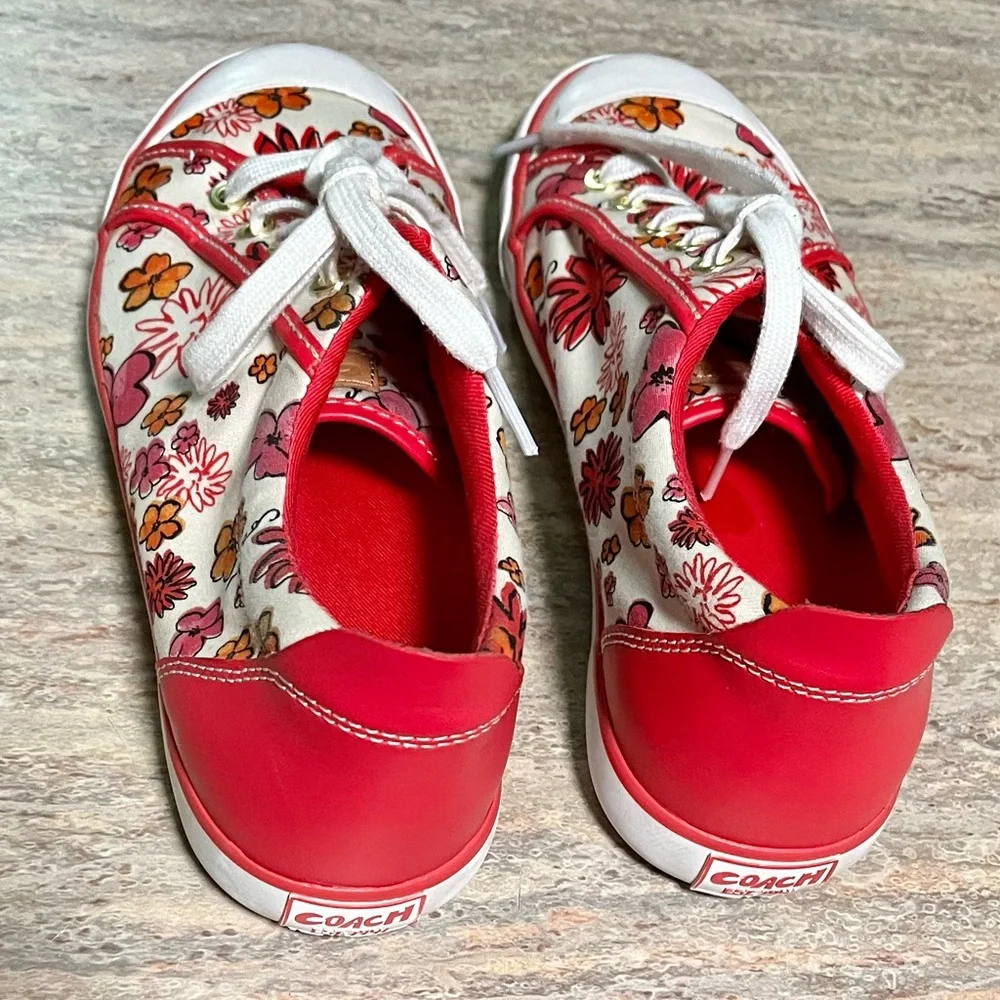 Coach Barrett floral sneakers - Picture 2 of 16